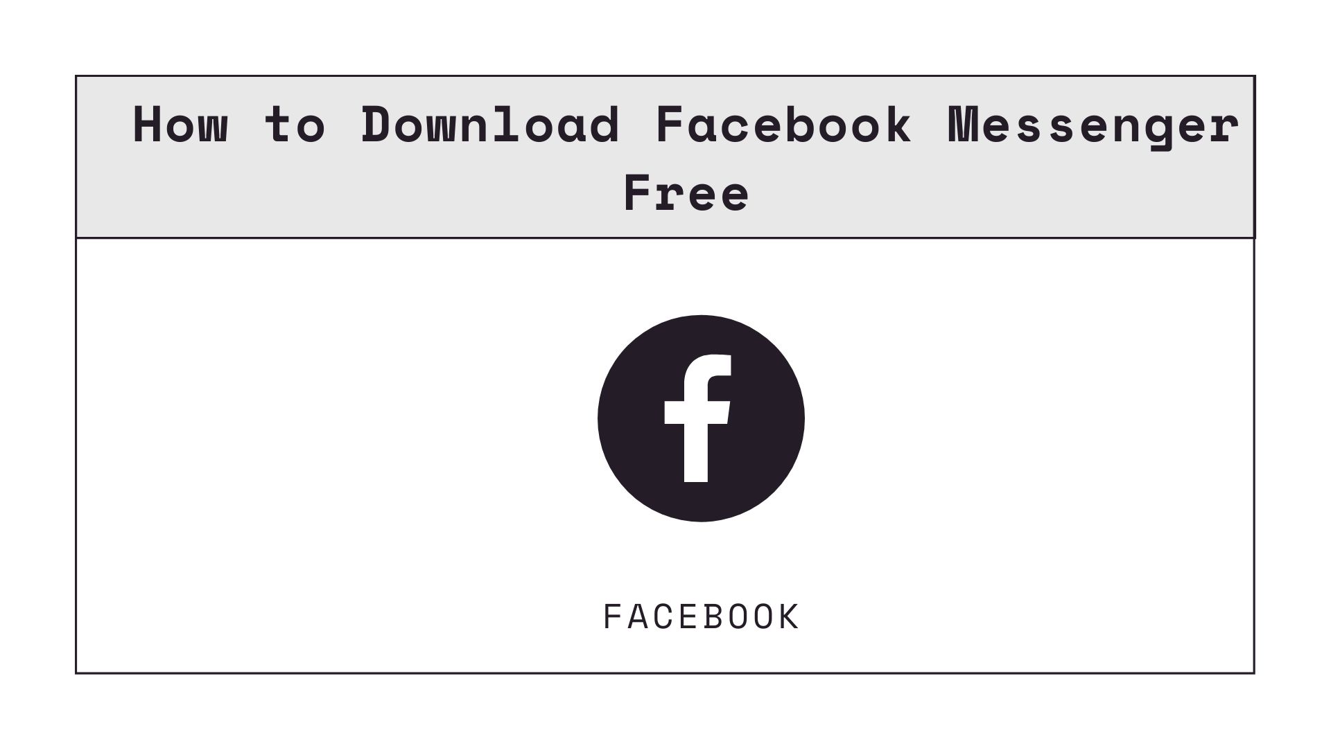 messenger for facebook download free