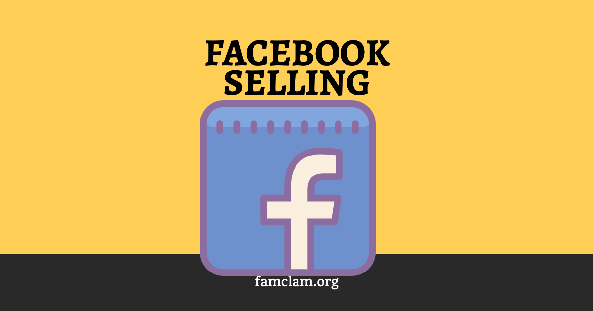 facebook selling