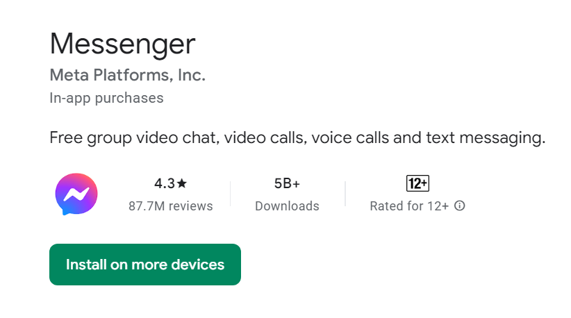 Messenger App Download – Facebook Messenger App